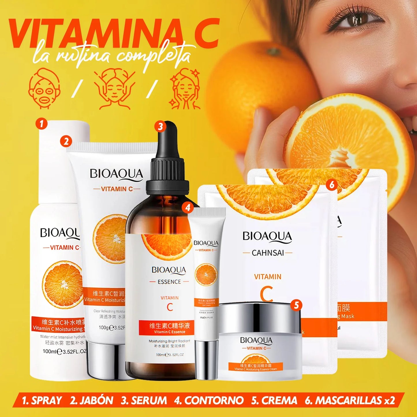 RUTINA VITAMINA C (x6 PRODUCTOS)