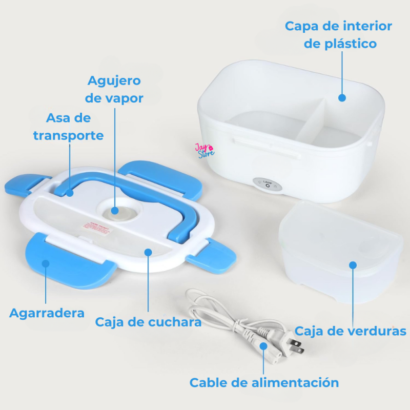 🔥 Lonchera Eléctrica CalentEat™ – Comida Casera Caliente Donde Sea