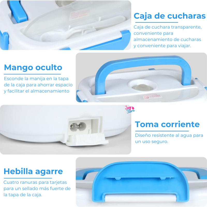 🔥 Lonchera Eléctrica CalentEat™ – Comida Casera Caliente Donde Sea