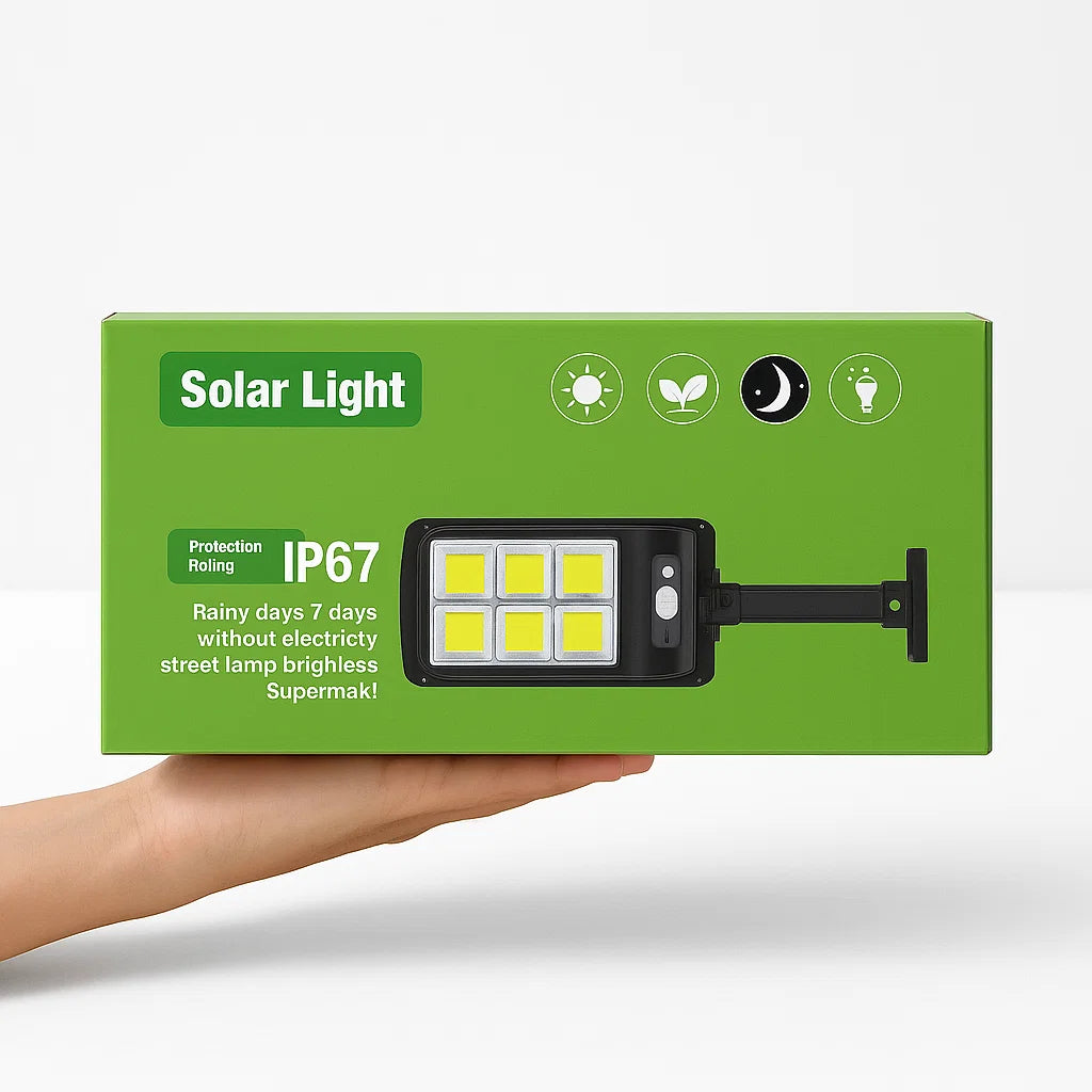 EcoFoco™ Solar - Lámpara Solar con Sensor de Movimiento y Resistencia al Agua