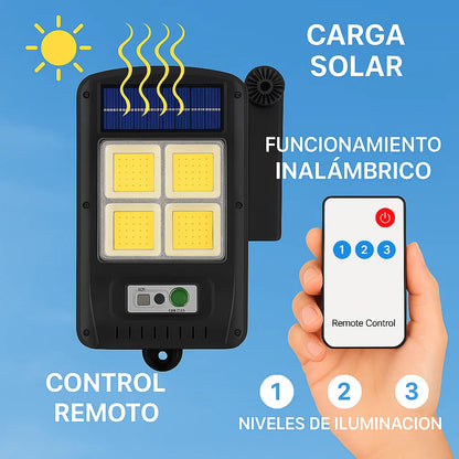 EcoFoco™ Solar - Lámpara Solar con Sensor de Movimiento y Resistencia al Agua
