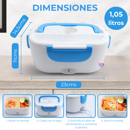 🔥 Lonchera Eléctrica CalentEat™ – Comida Casera Caliente Donde Sea